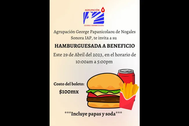 Anuncia Asociación George Papanicolaou hamburguesada