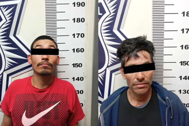 Recuperar vehículos robados y arrestan a dos sujetos