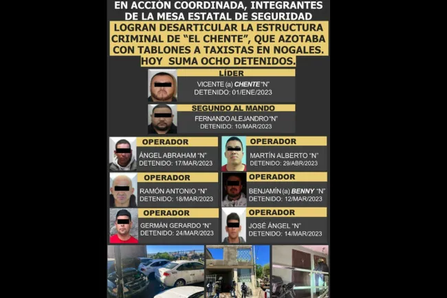Destruyen banda de “El Chente”