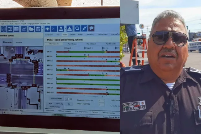 Hacen pruebas de sistema de vialidad en cruceros del sur de la ciudad