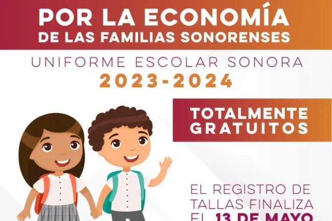 Amplían registro de tallas de uniformes escolares