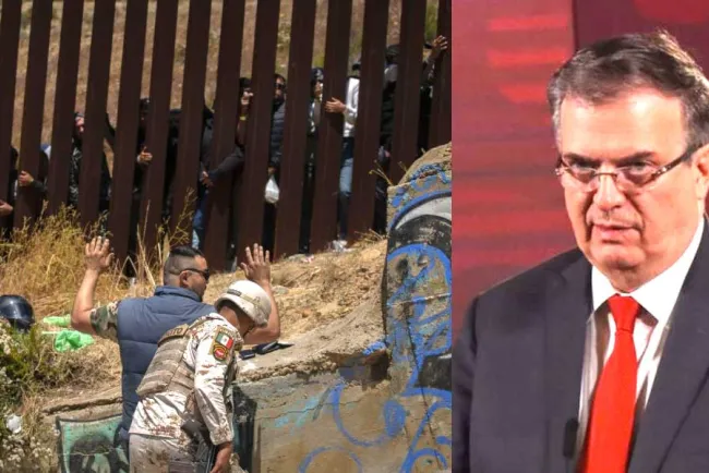 Baja flujo de migrantes en frontera tras fin de Título 42: Ebrard