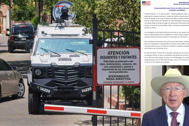 Detienen a presunto líder de tráfico de armas en Nogales