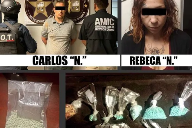 Decomisan más de 2 mil píldoras de fentanilo