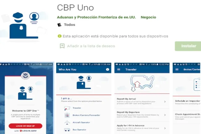 Así puedes pedir asilo en EU con CBP One