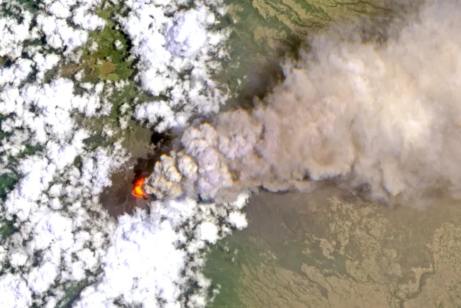 Muestran increíble imagen del volcán Popocatépetl