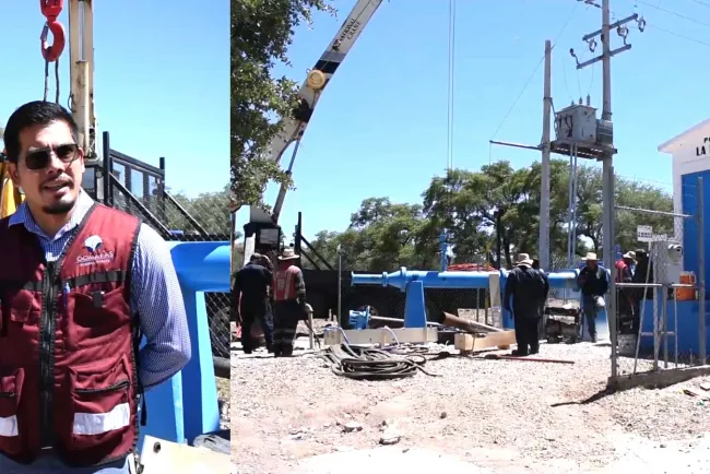 Regresan agua a La Mesa; rehabilitan pozo