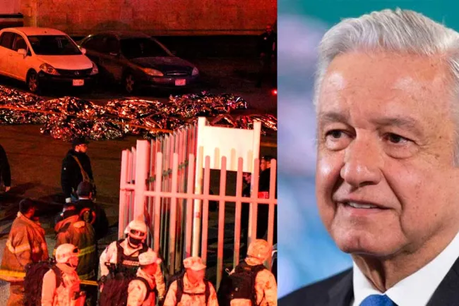 Darán a conocer videos de incendio de migración de Cd. Juárez: AMLO