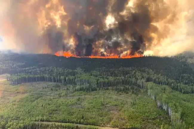 Desplaza incendios en Canadá a más de 16 mil personas
