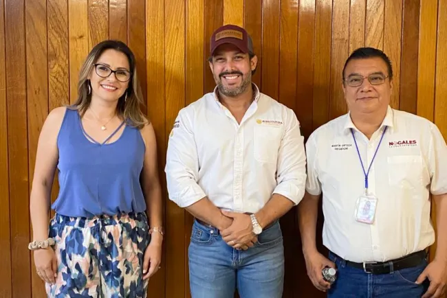 Se reúne diputada Azalia Guevara con Plutarco Sánchez, delegado de SADER en Sonora