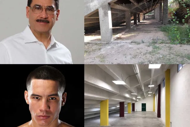 Entregará Alcalde gimnasio en compañía de Óscar Valdez