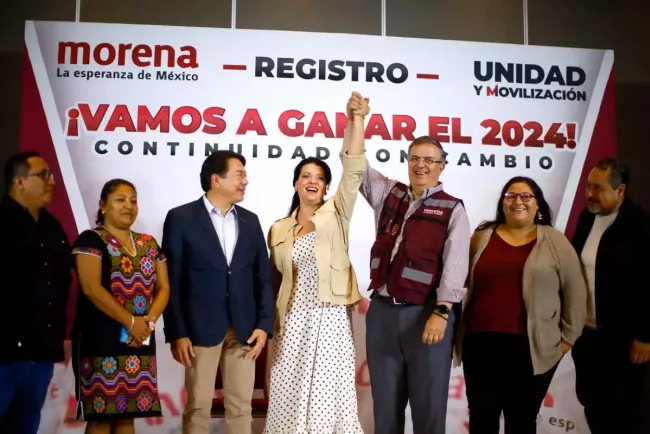 Se registra Marcelo Ebrard como primer precandidato presidencial para 2024
