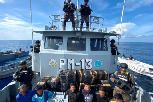 Decomisan una tonelada de cocaína en El Salvador; detienen 3 mexicanos