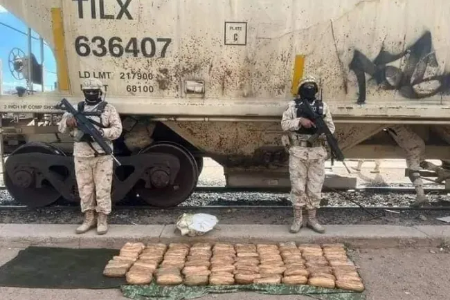 Incautan narcóticos en vagones del tren