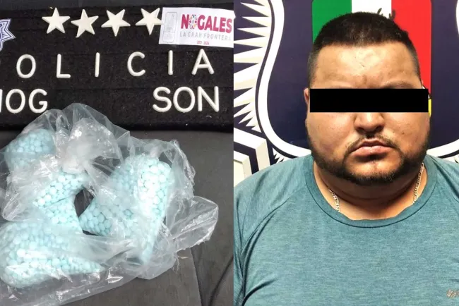Detienen a persona con casi 3 mil pastillas de fentanilo