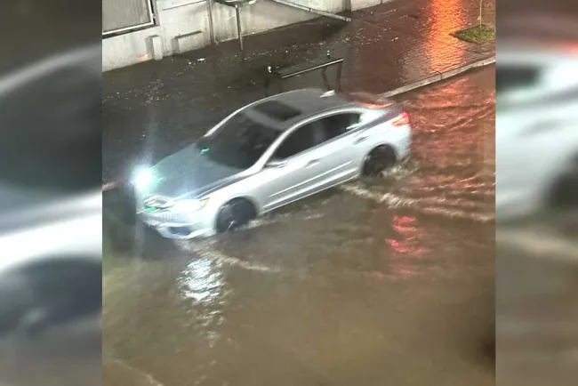 Piden no cruzar ni circular en los arroyos