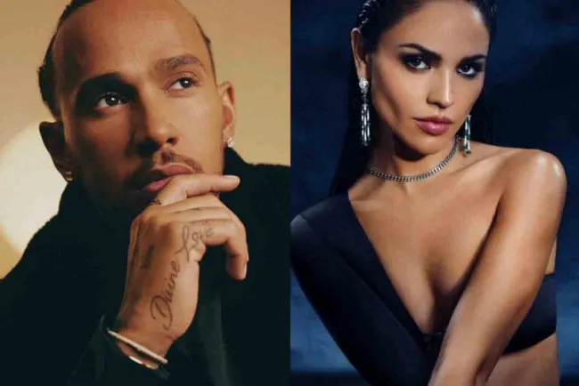 Captan a Eiza González en yate con Lewis Hamilton