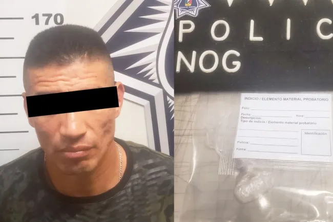 Se pasa semáforo en rojo, lo detienen y le encuentran droga