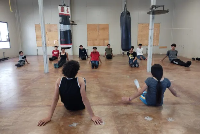 Acuden niños y adolescentes al Heptatlón