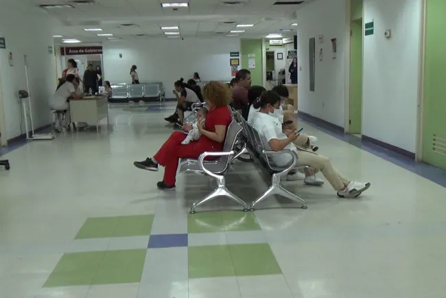 Falla aire acondicionado en Hospital IMSS Bienestar