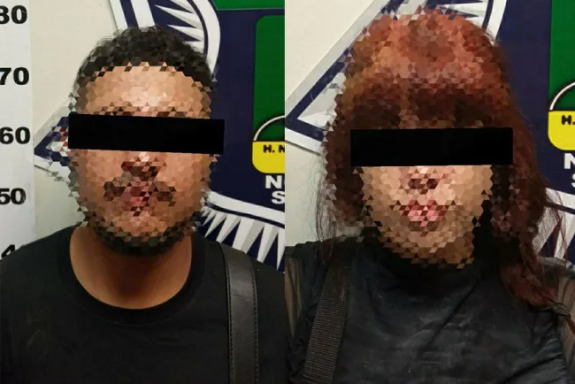 Detienen a pareja por no pagar mercancía en tienda