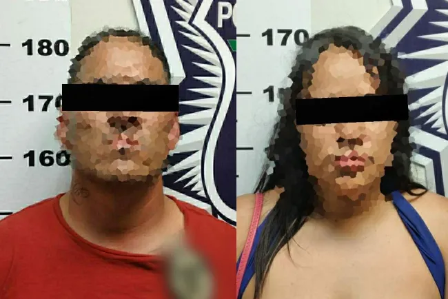 Por posesión de arma de fuego fue arrestada una pareja