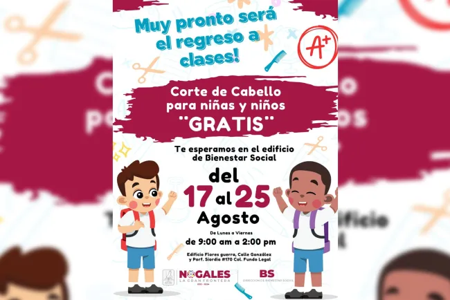 Alistan cortes de pelo para niños totalmente GRATIS