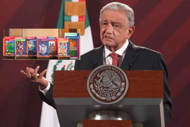 Acepta AMLO errores en libros, pero que son menos que otros