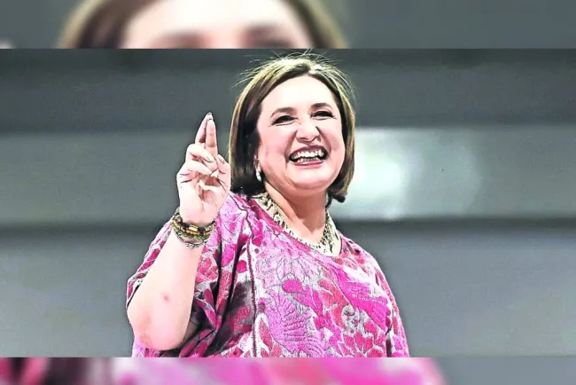 “Traigo una sonrisota como un día después de mi noche de bodas”, dice Xóchitl