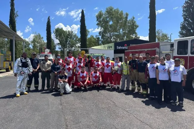 Realizan simulacro en aeropuerto local