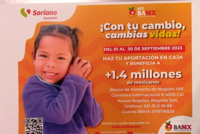 Invita BAMX a participar en en campaña “Con tu Cambio, Cambias Vida”