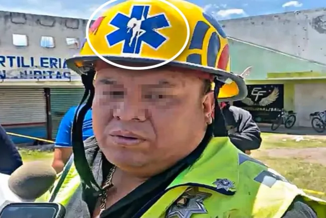 Causa polémica casco de funcionario en Tlaxcala, trae una bailarina