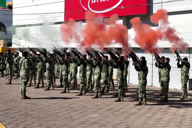 Conmemoran a Niños Héroes en esta frontera