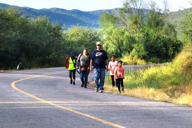 Se alistan autoridades para protección de caminantes
