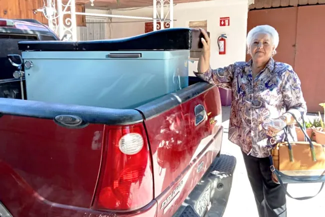 Dona agrupación George Papanicolaou cama exploratoria