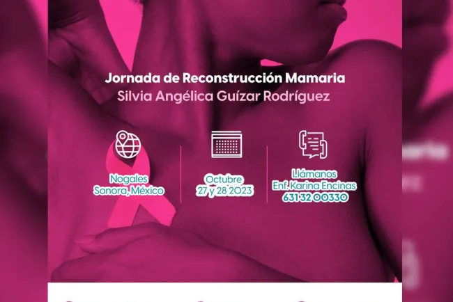 Convocan a la comunidad apoyar para jornada de reconstrucción mamaria