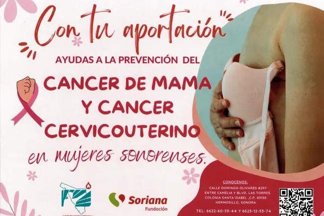 Benefician centro comercial a asociación George Papanicolaou