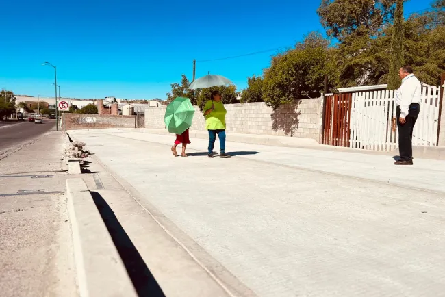 Concluye CMCOP construcción de acceso a escuela José Vasconcelos