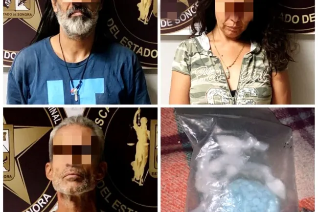 Cae pareja con droga tras cateo