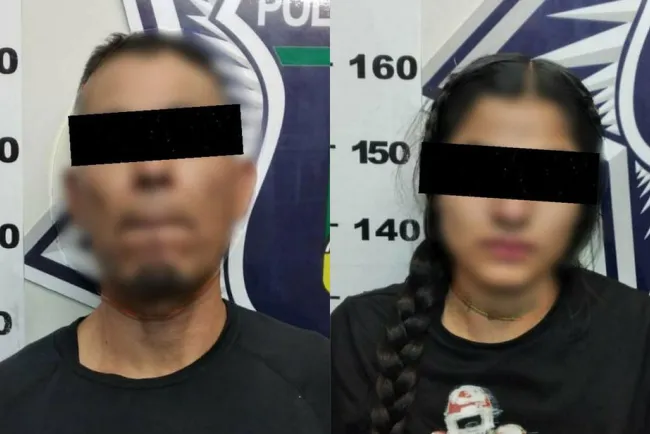 Detienen a pareja dentro de una vivienda