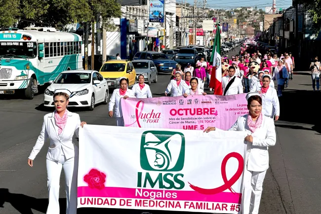 Marchas en contra del Cáncer de mama