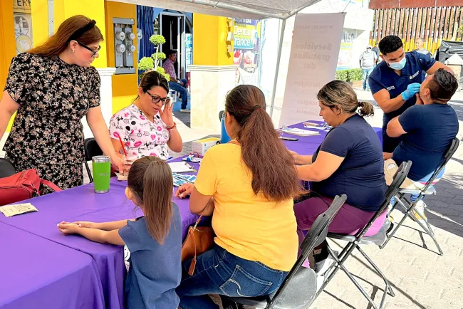 Realizan jornada de salud binacional