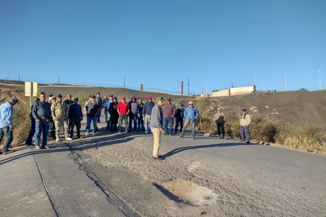 Quitan bloqueos en Cananea mineros de la Sección 65