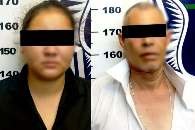 Arrestan a pareja por agresiones contra agentes