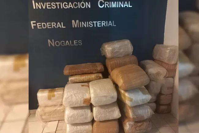 Aseguran marihuana en Magdalena; 200 kilos