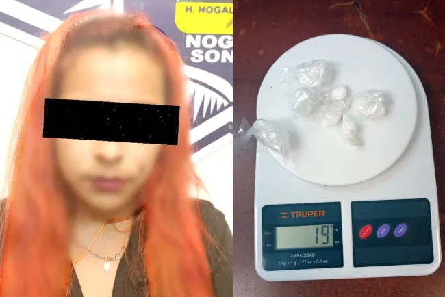 Protagoniza mujer persecución y le encuentran narcóticos