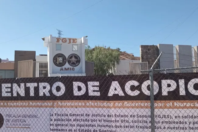 Abre la FGJE centro de acopio para damnificados de Acapulco