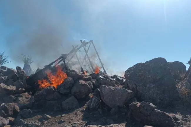 Destruyen narco campamento en Caborca; era utilizado por grupos criminales