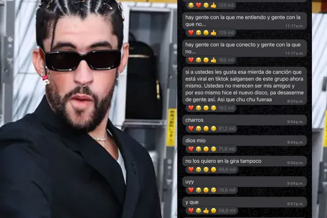 Explota Bad Bunny contra fans por canción creada con IA