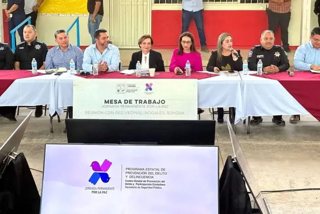 Fortalecen red vecinal de seguridad en la Colosio con mesa de trabajo